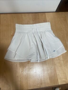 Joy Lab sporty tennis mini skirt white layered under shorts skort target joylab